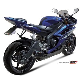Yamaha YZF-R6 rg. 2006-2016 MIVV Suono Black Slip-on MC Udstdning